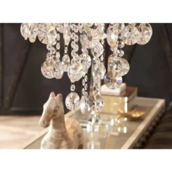 Possini Euro Design Bretton Brushed Nickel Chandelier 22" Wide Modern Clear Glass Crystal Black Sheer Shade 12-Light Fixture For Dining Room Kitchen -Target Lighting Store GUEST cbd9de8b 73c1 4dd8 8b30 9e98c8d40d2d