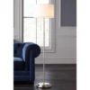 Possini Euro Design Simplicity Modern Floor Lamp 59" Tall Brushed Nickel Silver Off White Tapered Drum Shade For Living Room Bedroom Office House Home -Target Lighting Store GUEST cc6fe75a 9b63 4dd9 b4f5 e3a431038446