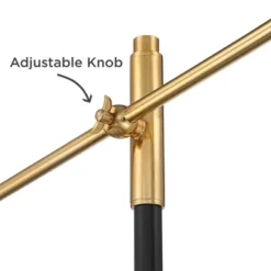 Possini Euro Design Modern Pharmacy Floor Lamp 54" Tall Matte Black Warm Gold Adjustable Metal Shade For Living Room Reading House 2 Possini Euro Design Modern Pharmacy Floor Lamp 54" Tall Matte Black Warm Gold Adjustable Metal Shade For Living Room Reading House -Target Lighting Store GUEST cca0f308 245b 4e3f 9ac5 67ef66ca0dcb