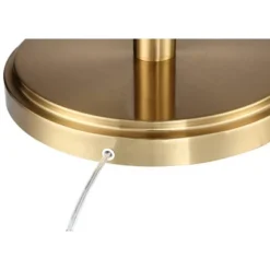 Possini Euro Design Modern Torchiere Floor Lamp Light Blaster LED 72.25" Tall Antique Brass And Matte Black Opal Glass For Living Room Bedroom -Target Lighting Store GUEST d055e9a9 16a8 47c1 b43d 38fe4ee082c2