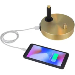 Possini Euro Design Possini Euro Kinzie Desk Lamp With Power Outlet And USB Ports Warm Gold -Target Lighting Store GUEST d308751e 6065 4a55 8e77 aec5e9db9069