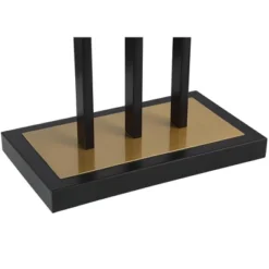 Possini Euro Design Acadia Modern Floor Lamp 71" Tall Black Warm Gold Metal 3 Light Frosted White Glass Globe Shade For Living Room Bedroom Office -Target Lighting Store GUEST d78a86d9 1d03 451e 81cf 22c711287c0d