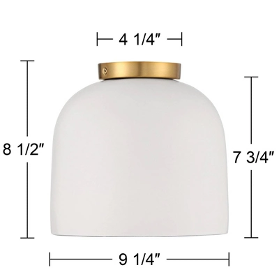 Possini Euro Design Merrick Modern Industrial Ceiling Light Flush Mount Fixture 9 1/4" Wide White Cement Gold for Bedroom Kitchen Living Room Hallway Possini Euro Design Merrick Modern Industrial Ceiling Light Flush Mount Fixture 9 1/4" Wide White Cement Gold For Bedroom Kitchen Living Room Hallway -Target Lighting Store GUEST dba2b5f6 f3f0 4f7b 8297 c66a400bcdfa