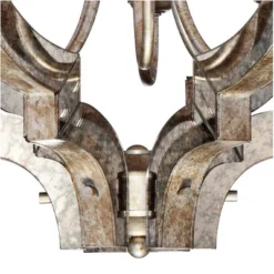 Possini Euro Design Ornament Aged Silver Gold Bronze Chandelier 23 1/4" Wide Industrial 6-Light Fixture For Dining Room Foyer Kitchen Island Entryway -Target Lighting Store GUEST e05eea9c faa8 4fff bc6f 1d3c22ead737