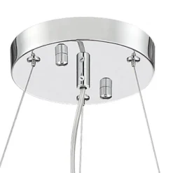 Possini Euro Design Alyssa Chrome Drum Chandelier 23 1/2" Wide Modern Crystal 12-Light LED Fixture For Dining Room Kitchen Island Entryway Bedroom -Target Lighting Store GUEST e20a9cd3 49fd 4a82 b8ca 274363a8336d