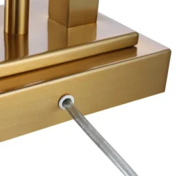 Possini Euro Design Possini Euro Deacon Brass Gooseneck Lamps With USB Port And Outlet Set Of 2 -Target Lighting Store GUEST e24e6b82 39cc 40bb 88f5 24326ff00335