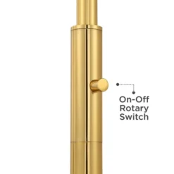 Possini Euro Design Kinsey Modern Downbridge Floor Lamp 67" Tall Warm Brass Metal Stone Pattern Glass Shade For Living Room Reading Bedroom Office -Target Lighting Store GUEST e2aefa6e 7461 454c 8a76 9141ea4fa04f