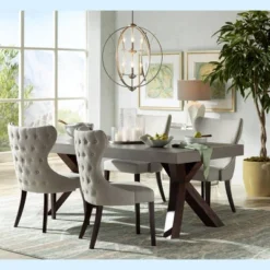 Possini Euro Design Spherical Brushed Nickel Large Chandelier 24" Wide Modern 6-Light Fixture For Dining Room House Foyer Kitchen Island Entryway Home -Target Lighting Store GUEST e5a8f490 359d 4615 b6e0 18394d2ed9d5