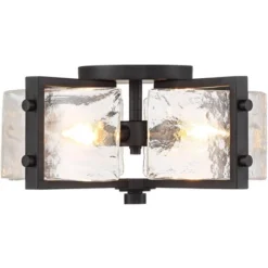 Possini Euro Design Adri Modern Ceiling Light Flush Mount Fixture Black 16 1/2" Wide Black 4-Light Textured Glass For Bedroom Kitchen Living Room Home 2 Possini Euro Design Adri Modern Ceiling Light Flush Mount Fixture Black 16 1/2" Wide Black 4-Light Textured Glass For Bedroom Kitchen Living Room Home -Target Lighting Store GUEST e96a682b d765 4dbc 99b6 5255f09eebd3