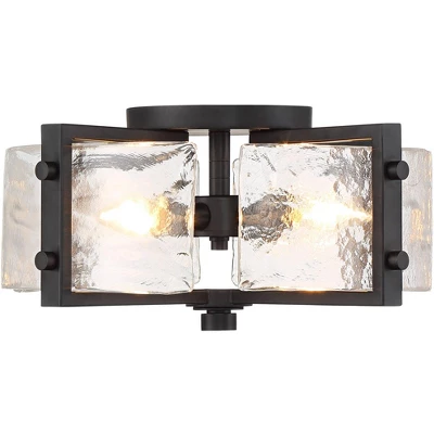 Possini Euro Design Adri Modern Ceiling Light Flush Mount Fixture Black 16 1/2" Wide Black 4-Light Textured Glass for Bedroom Kitchen Living Room Home Possini Euro Design Adri Modern Ceiling Light Flush Mount Fixture Black 16 1/2" Wide Black 4-Light Textured Glass For Bedroom Kitchen Living Room Home -Target Lighting Store GUEST e96a682b d765 4dbc 99b6 5255f09eebd3