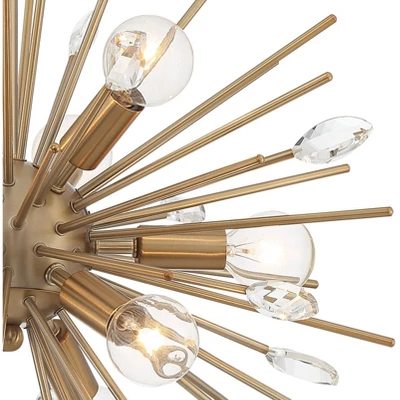 Possini Euro Design Janae Warm Gold Sputnik Chandelier 18" Wide Modern Crystal 9-Light Fixture for Dining Room House Foyer Kitchen Island Entryway Possini Euro Design Janae Warm Gold Sputnik Chandelier 18" Wide Modern Crystal 9-Light Fixture For Dining Room House Foyer Kitchen Island Entryway -Target Lighting Store GUEST ea37683f 7eb1 4b2c abfc 7ce74e0d9d7c