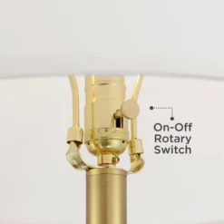 Possini Euro Design Modern Arc Floor Lamp Standing 62 1/2" Tall Warm Gold Offset Arm White Linen Drum Shade For Living Room Reading Family Bedroom -Target Lighting Store GUEST ec54c047 0dc8 4cb9 a274 7da7f771e230