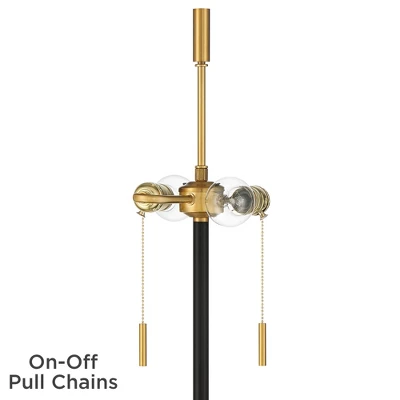 Possini Euro Design Roxie Modern Floor Lamp Standing 65 1/2" Tall Brass Black Metal Sheer Linen Double Drum Shade for Living Room Bedroom Office House Possini Euro Design Roxie Modern Floor Lamp Standing 65 1/2" Tall Brass Black Metal Sheer Linen Double Drum Shade For Living Room Bedroom Office House -Target Lighting Store GUEST ef458c1f 6b41 4a8c a2b9 bcf8648bb179