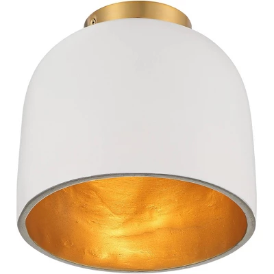Possini Euro Design Merrick Modern Industrial Ceiling Light Flush Mount Fixture 9 1/4" Wide White Cement Gold for Bedroom Kitchen Living Room Hallway Possini Euro Design Merrick Modern Industrial Ceiling Light Flush Mount Fixture 9 1/4" Wide White Cement Gold For Bedroom Kitchen Living Room Hallway -Target Lighting Store GUEST fbc4bc1b 4c28 4878 bb3e 12a42c5582f7