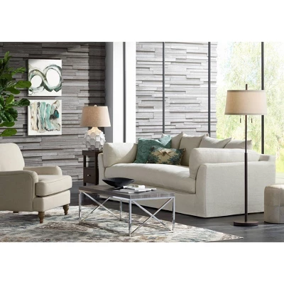 Possini Euro Design Nayla Modern Floor Lamp 62 1/2" Tall Bronze Metal Off White Fabric Tapered Drum Shade for Living Room Bedroom Office House Home Possini Euro Design Nayla Modern Floor Lamp 62 1/2" Tall Bronze Metal Off White Fabric Tapered Drum Shade For Living Room Bedroom Office House Home -Target Lighting Store GUEST ffd25a4f a7ba 4a02 a4d9 7f06db03c19a